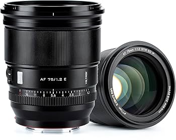 Amazon.com : VILTROX 75mm f/1.2 F1.2 PRO E Lens APS-C Auto